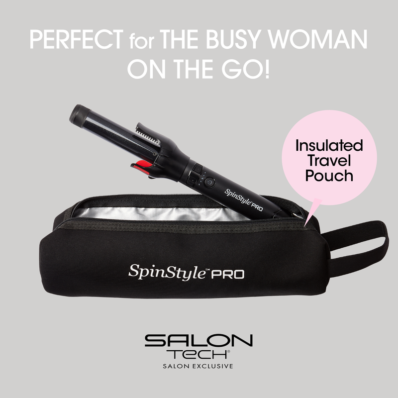 Spinstyle™ Pro Automatic Curler w/ Pouch - 1 inch (New)