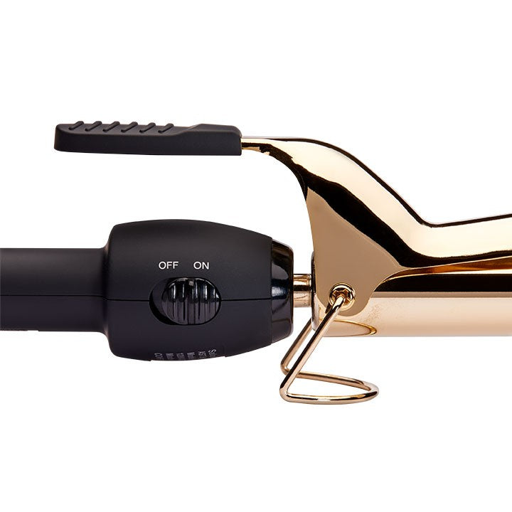 24k Gold Spring Curling Iron - 1 Inch